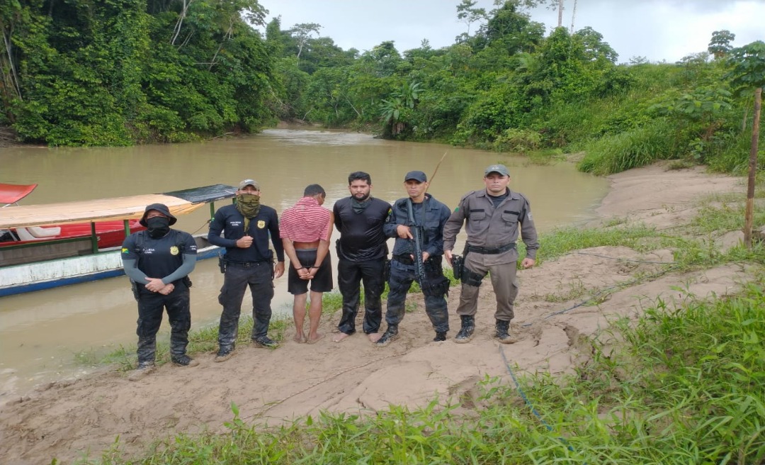 Polícia Civil prende ‘Fera do Seringal Canadá’, autor de três homicídios, sendo um deles de uma criança de 12 anos